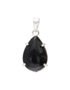 Colgante Obsidiana Gota...