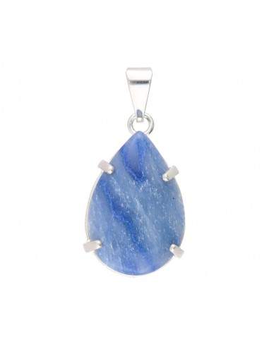 Pendentif en Quartz Bleu Petite...
