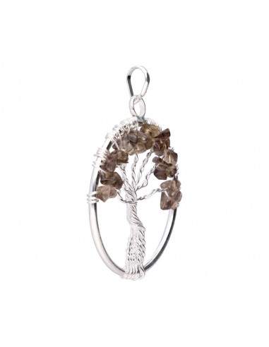 Pendentif arbre de vie avec quartz...