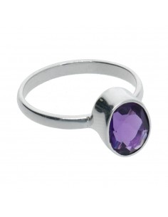 Anillo de Amatista Facetado... 2