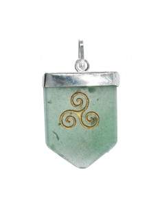 Colgante de Cuarzo Verde...