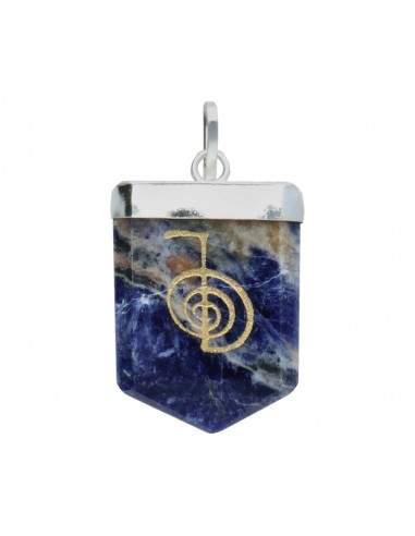 Cho Ku Rei Sodalite Pendant in Silver...
