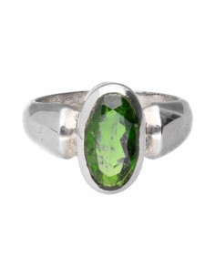 Anillo de Dioptasa en Plata...