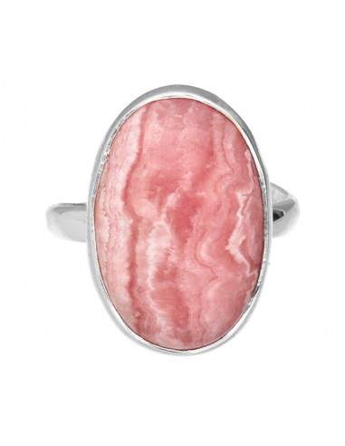 Anel de rodocrosite oval aleatório...