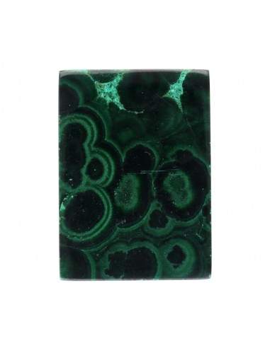 Rectangular Malachite cabochon (10)