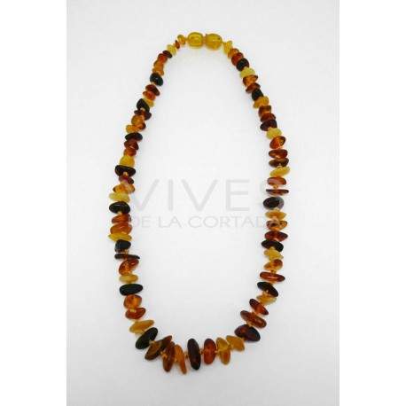 Collar de bebe ambar bolas