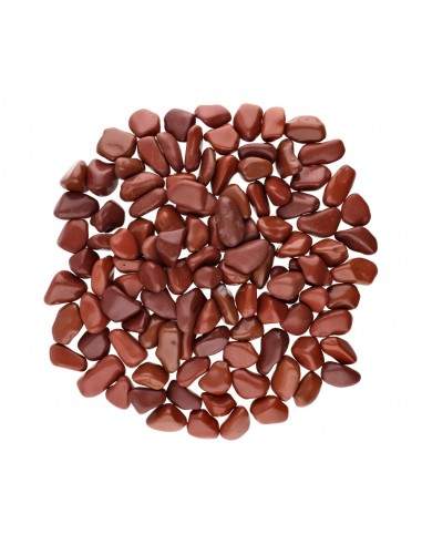 Coroas de jaspe vermelho 2x1cm