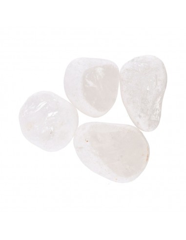 White Quartz Vision Rhodium Plated...