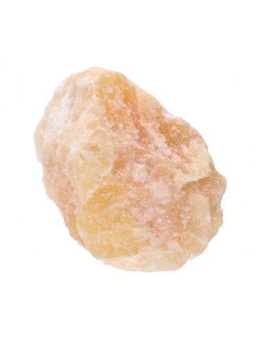 Calcite amarela pequena em bruto