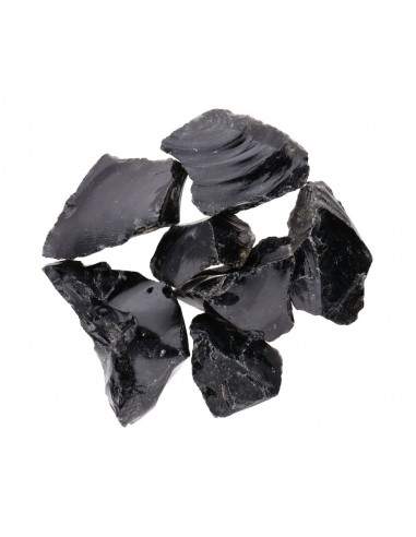 Obsidiana bruta pequena