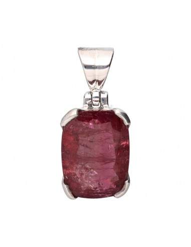 Colgante de Turmalina Rosa en Plata...