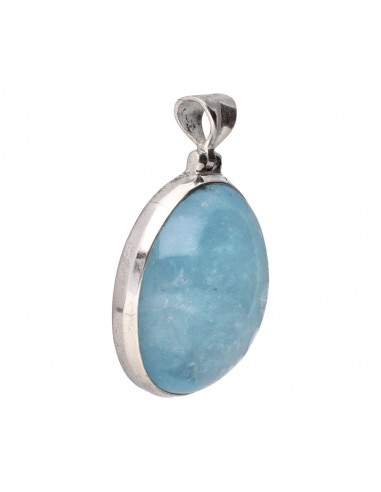 Colgante de Aguamarina en Plata de...
