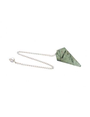 Prehnite Faceted Pendulum (FAC8)