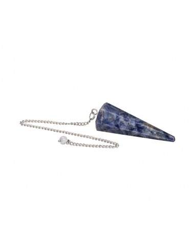 Sodalite Faceted Pendulum (FAC9)