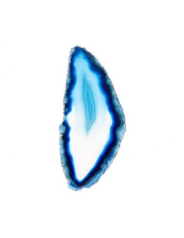 Small Blue Tinted Agate Plate