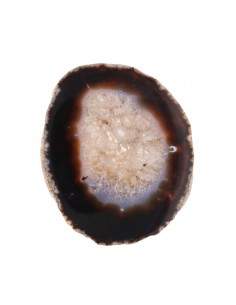 Plaque d'agate noire...