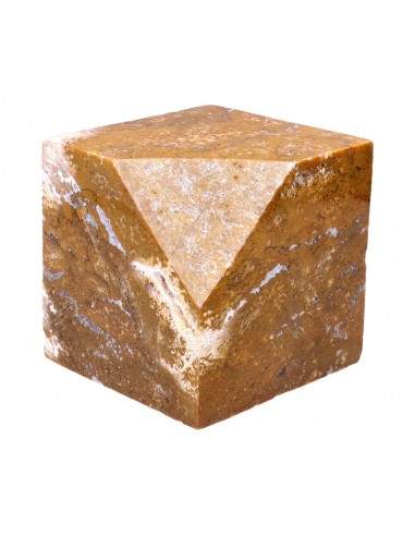 Cubo de jaspe oceânico com rebordo...