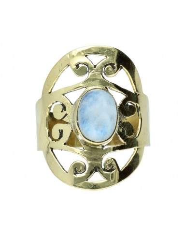 Anillo de Bronce con Mineral -61-