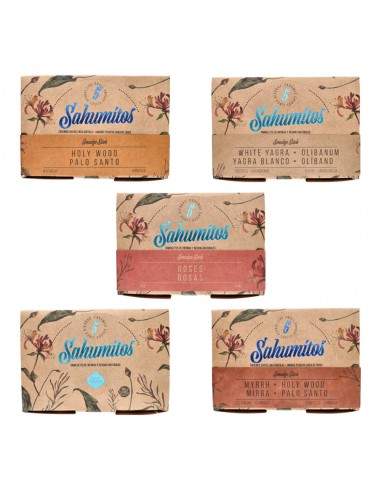 Sahumitos Caja x5 Blanco Yagra -...