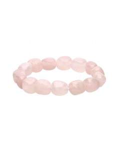 Bracelet de quartz rose roulé