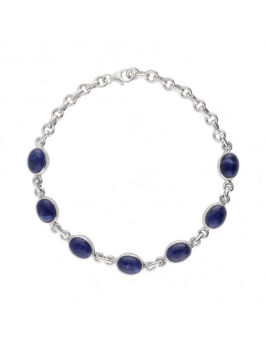 Pulsera de Sodalita Pequeña en Plata...