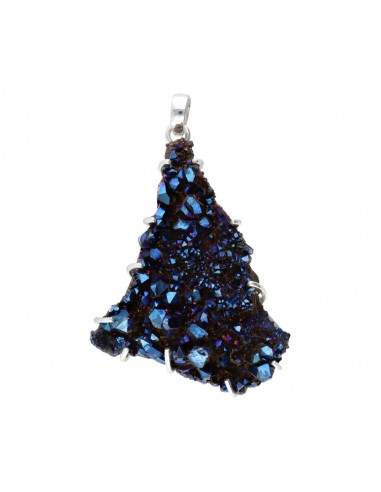 Pendentif Aura Cobalt en argent 925...