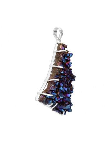 Pendentif Aura Cobalt en argent 925...