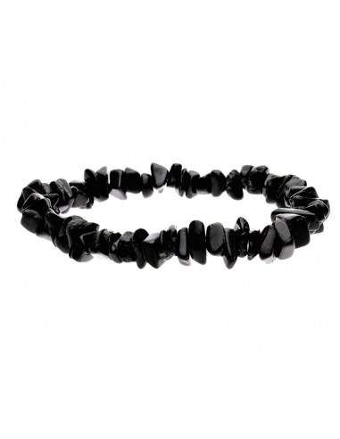 Pulsera Chip de Turmalina Negra
