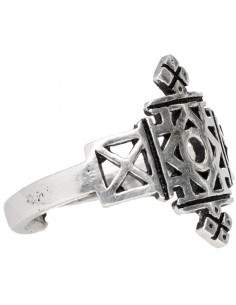 Bague plaquée argent -A27- 2
