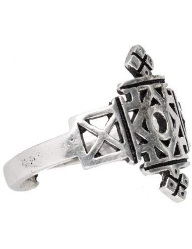 Bague plaquée argent -A27-