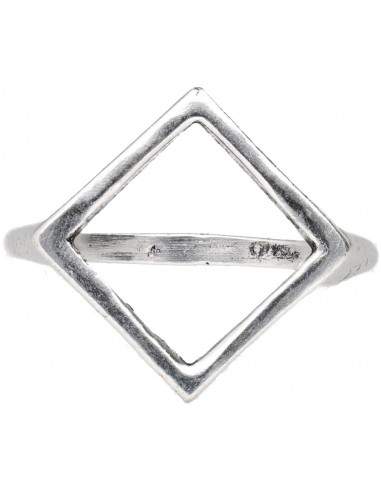 Bague plaquée argent -A48-