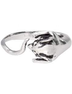Bague plaquée argent -A41-
