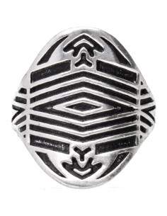 Bague plaquée argent -A81-