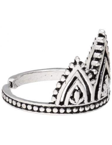 Bague plaquée argent -A45-