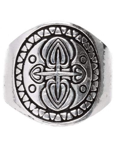 Bague plaquée argent -A50-