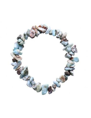 Pulsera Chip de Larimar