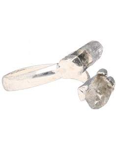 Bague en quartz plaqué... 2
