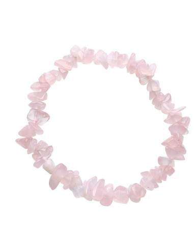 Rose Quartz Chip Bracelet