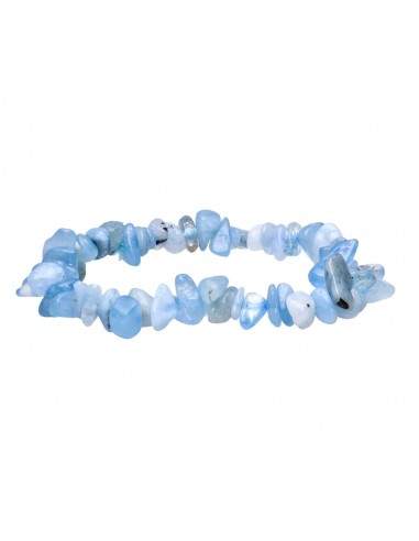 Bracelet à puces d'aigue-marine