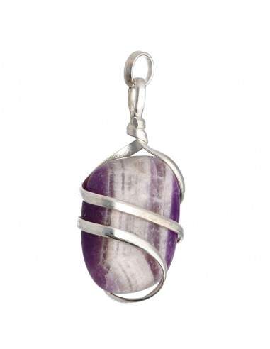 Colgante de Amatista con Espiral en...
