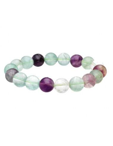 Pulseira Fluorite Rainbow Green 10mm