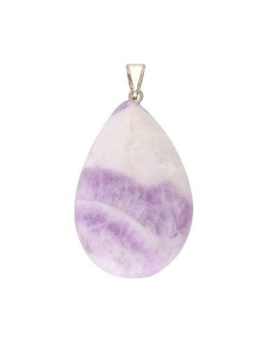 Amethyst Chevron Drop Pendant