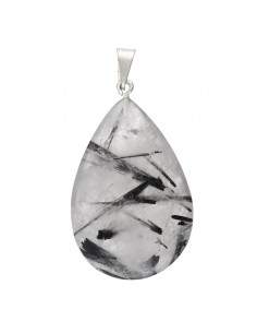 Tourmaline Quartz Drop Pendant
