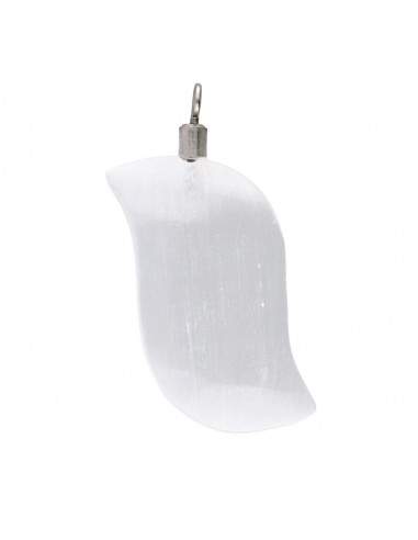 Colgante de Selenita Hoja