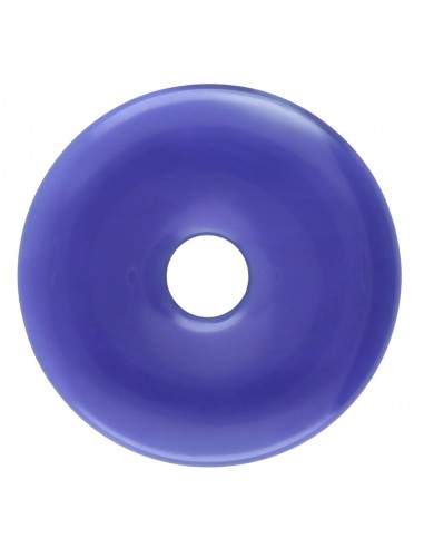 Donut Mediano de Ágata Azul Teñida