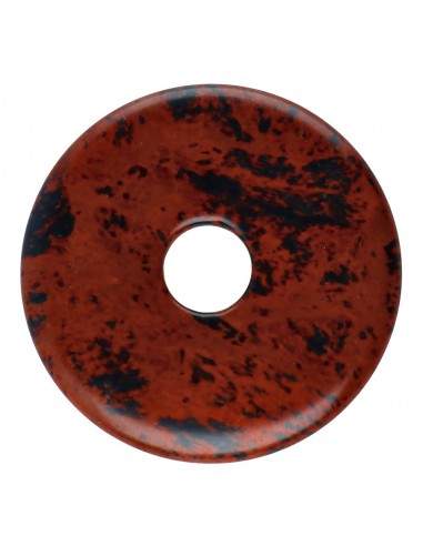 Large Obsidian Mahogany Donut