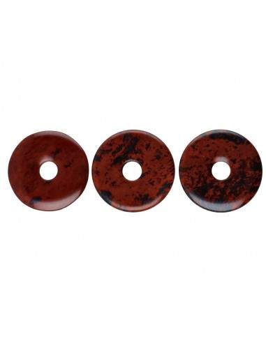 Grand donut acajou obsidien