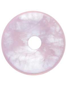 Grand beignet de quartz rose