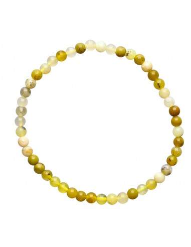 4mm Yellow Opal Bracelet