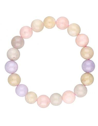 Aquamarine and Morganite Bracelet 10mm